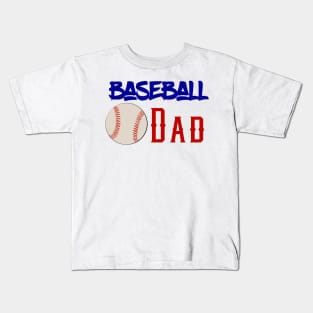 Baseball Dad Kids T-Shirt